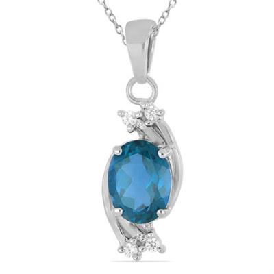 BUY 925 SILVER NANO ZULTANITE GEMSTONE CLASSIC PENDANT